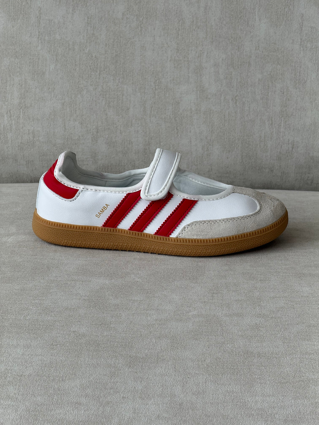 Adidas Samba Jane White Red Gum