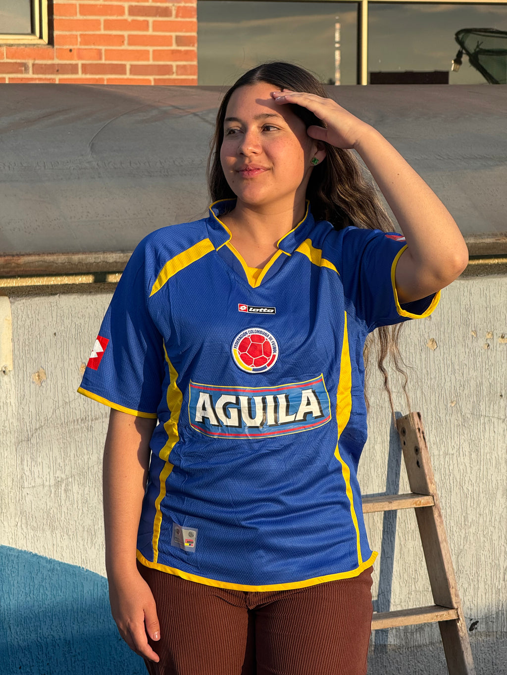 Camiseta Selección Colombia Loto Azul