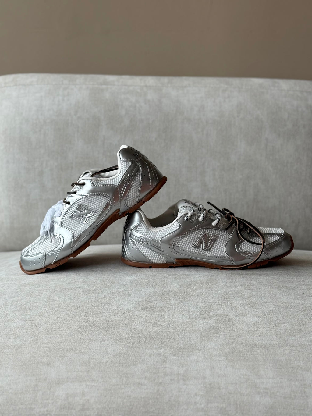 New Balance 530 SL Miu Miu Plateada