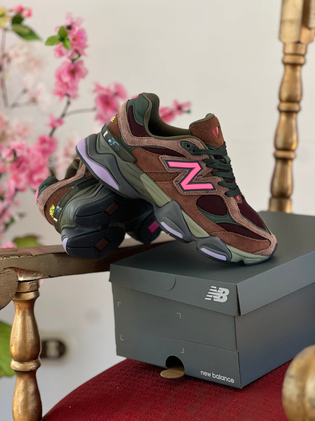 New Balance 9060 x Burgundy