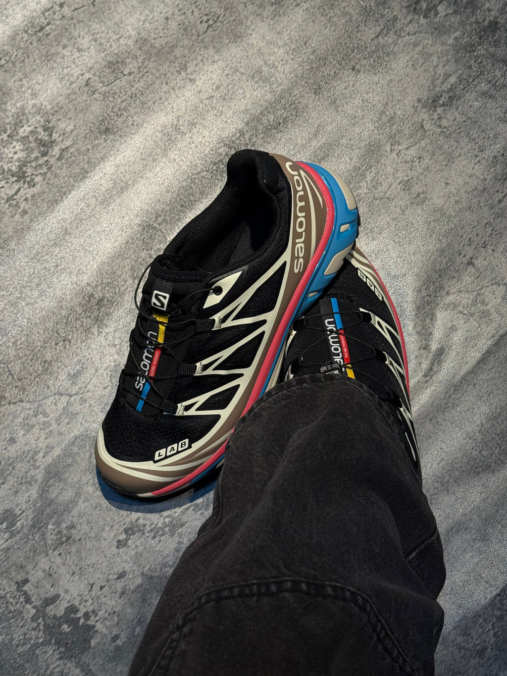 Salomon XT6 “Black Cow Hide”