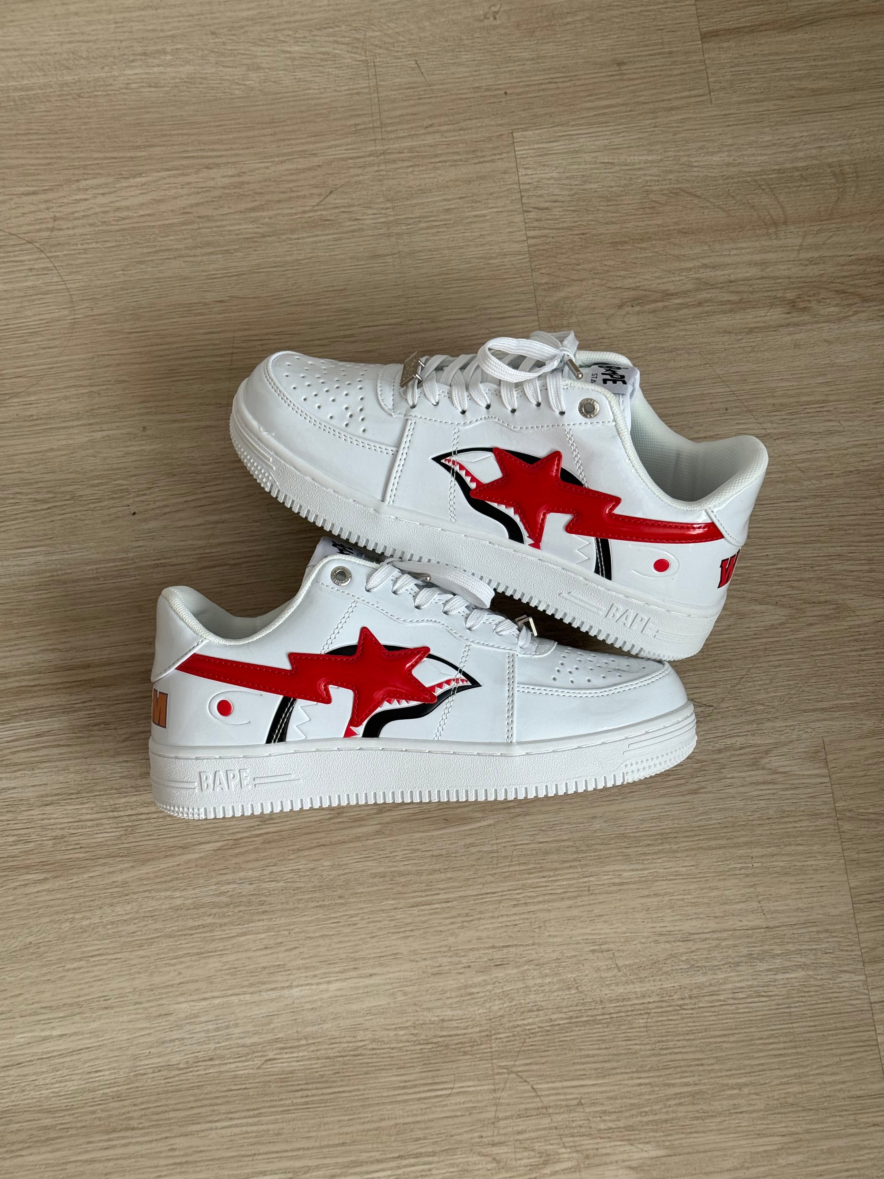 A Bathing Bape Sta “Shark/White”
