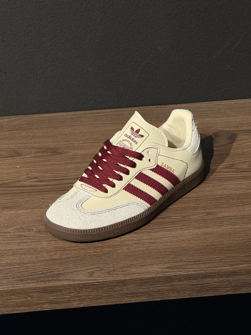 Adidas Samba OG “Wonder White/Maroon"