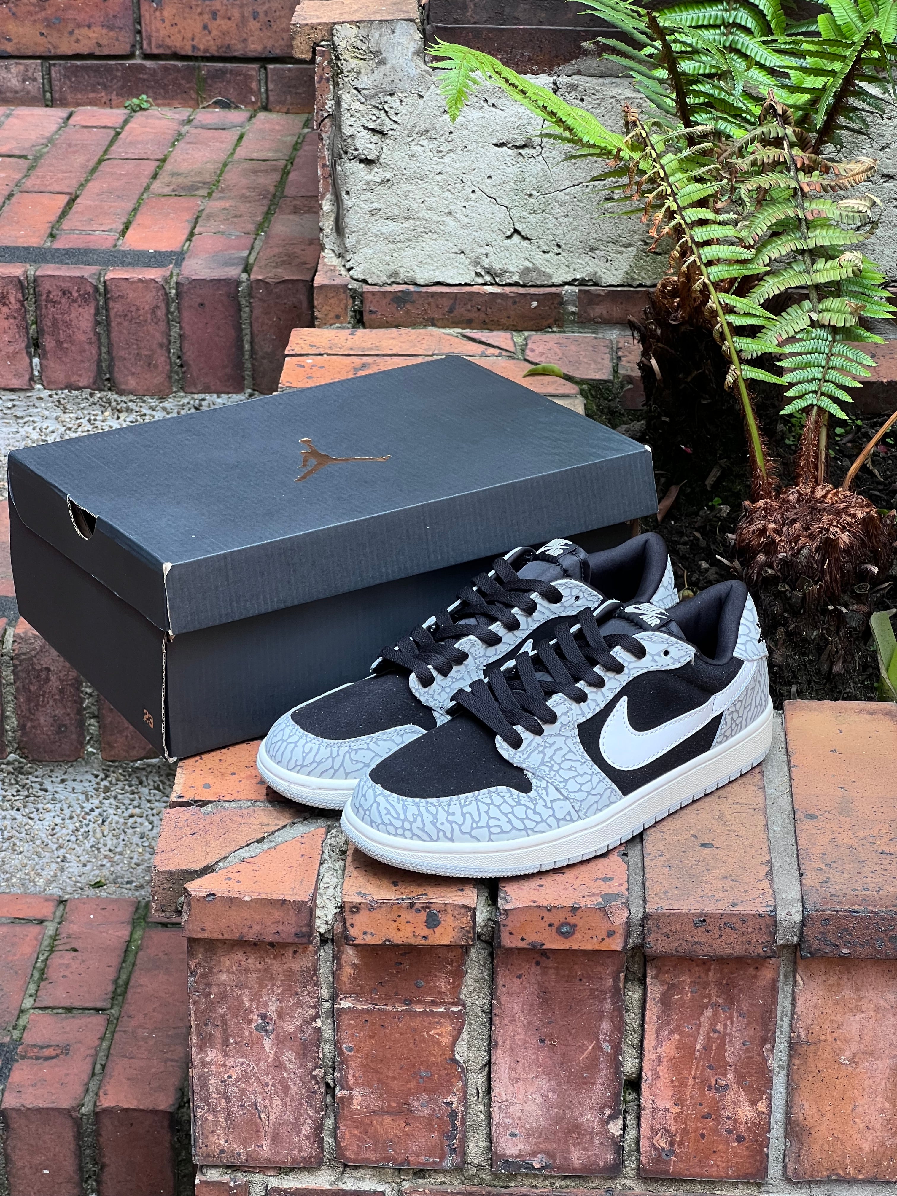 Air jordan retro 1 low Black Cement