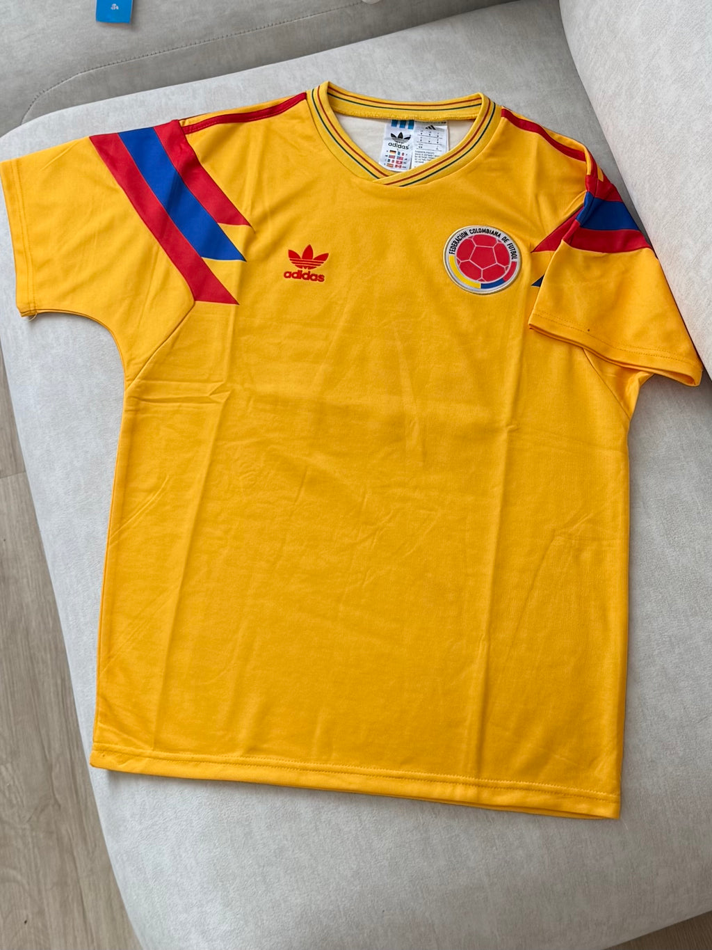 Camiseta Visitante Selección Colombia 1990