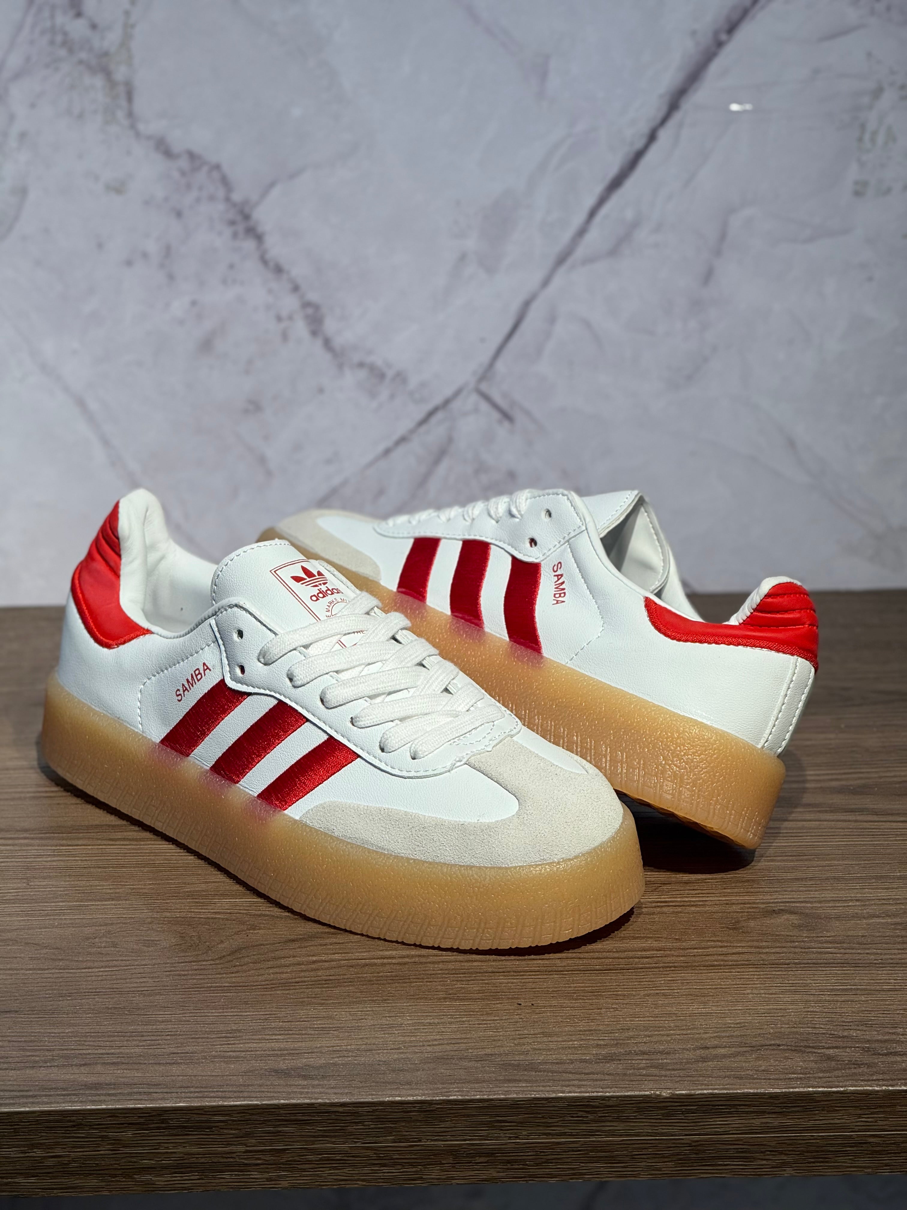 Samba Plataform “White/Red”