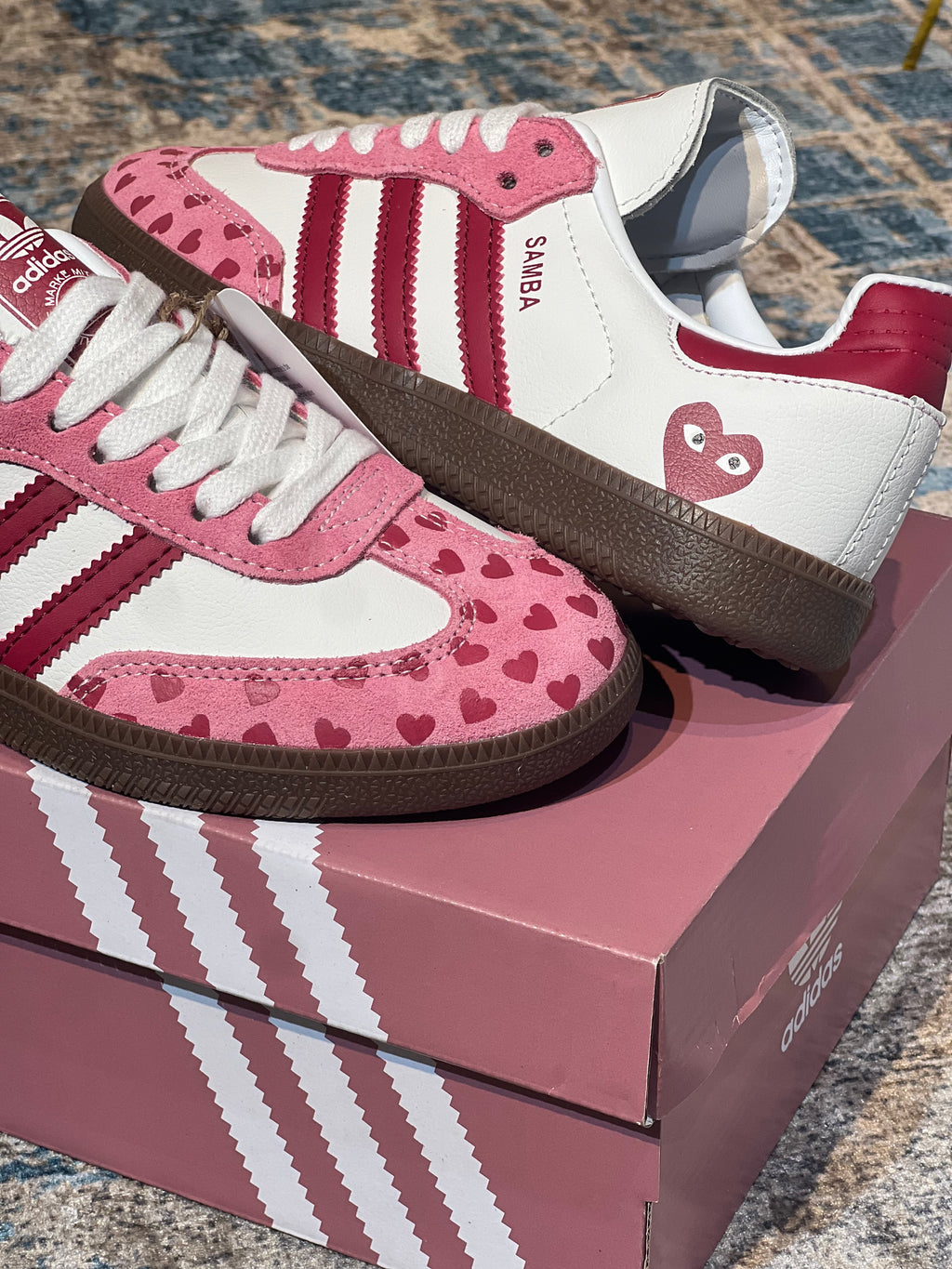 Adidas Samba OG Love x Comme Des Garçons