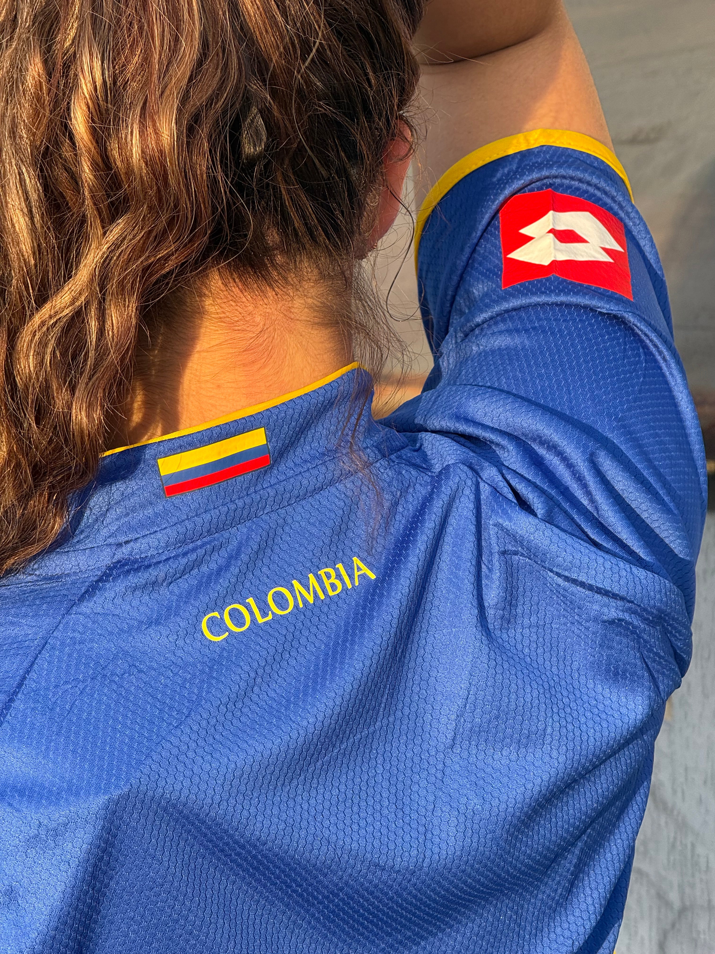 Camiseta Selección Colombia Loto Azul