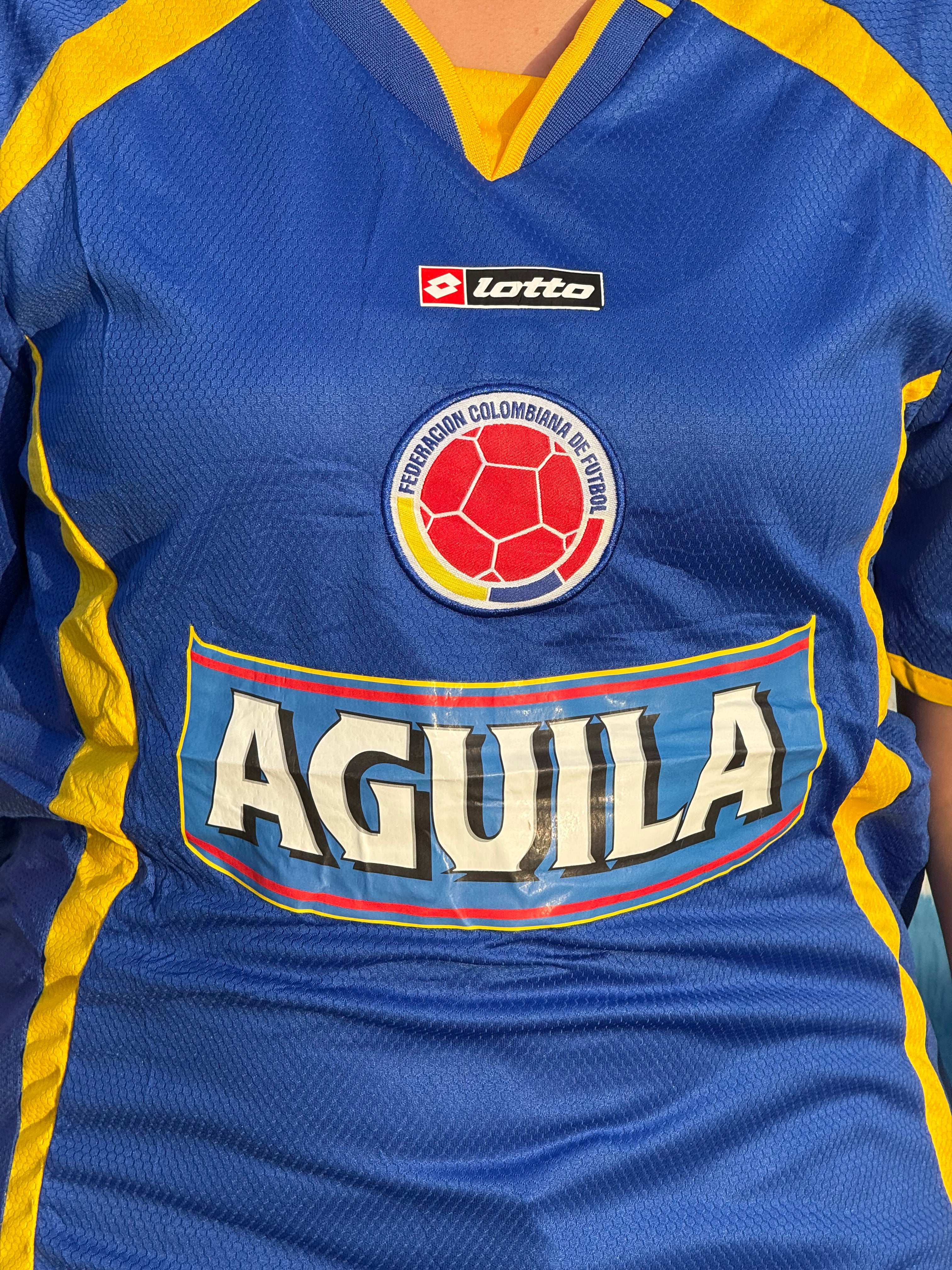 Camiseta Selección Colombia Loto Azul