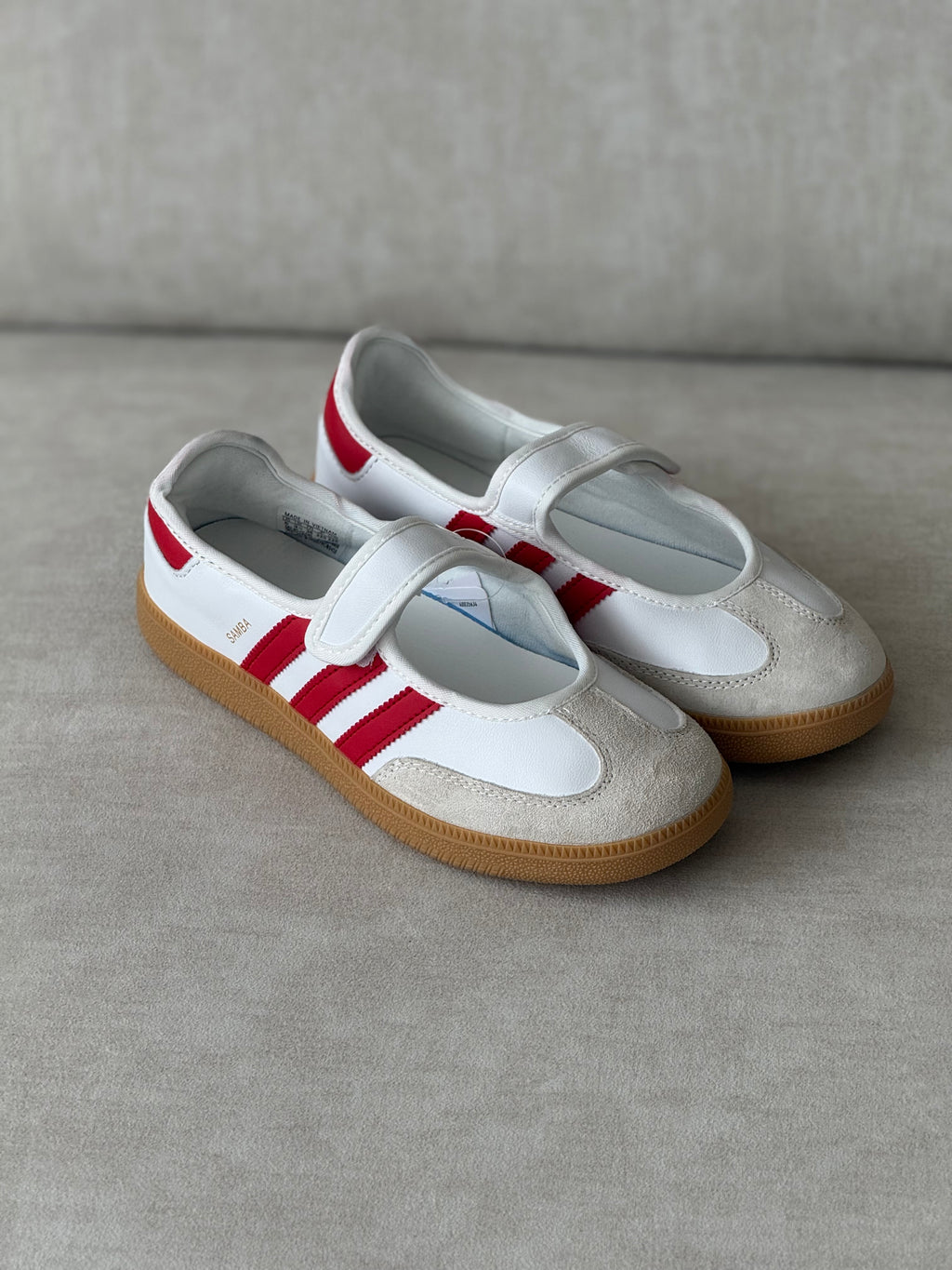 Adidas Samba Jane White Red Gum