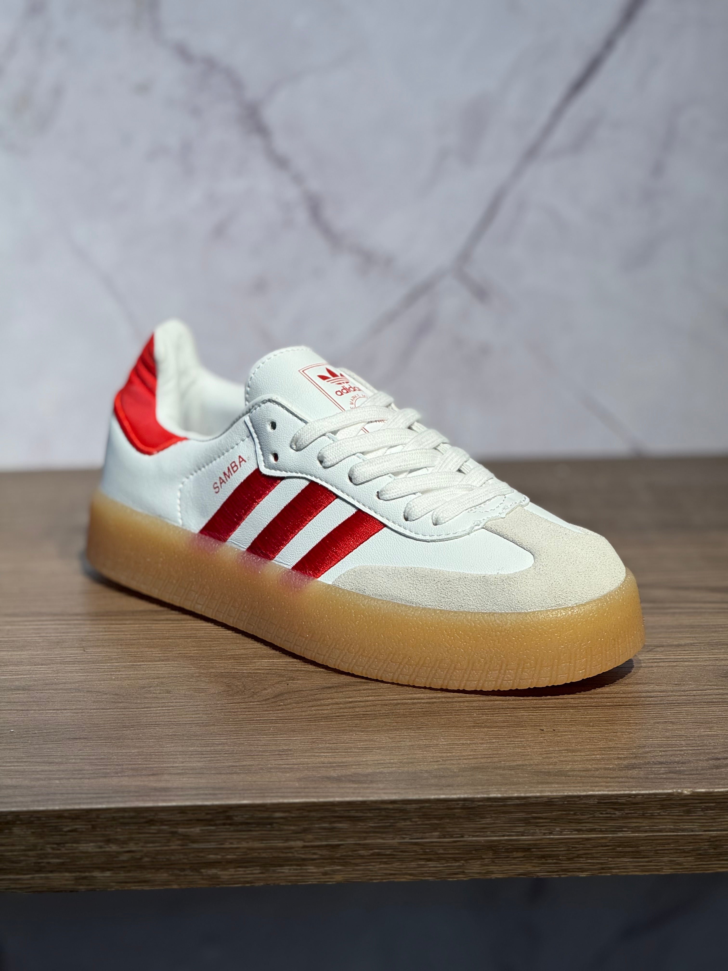 Samba Plataform “White/Red”