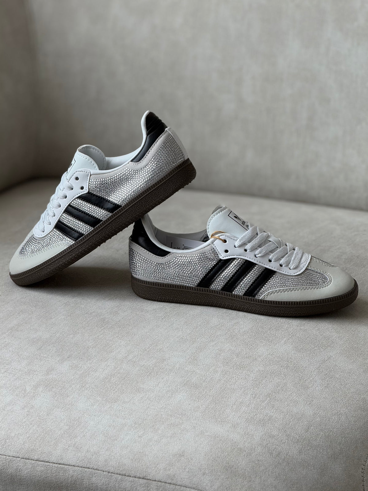 Adidas Samba OG Rhinestone Crystal “White/Silver”