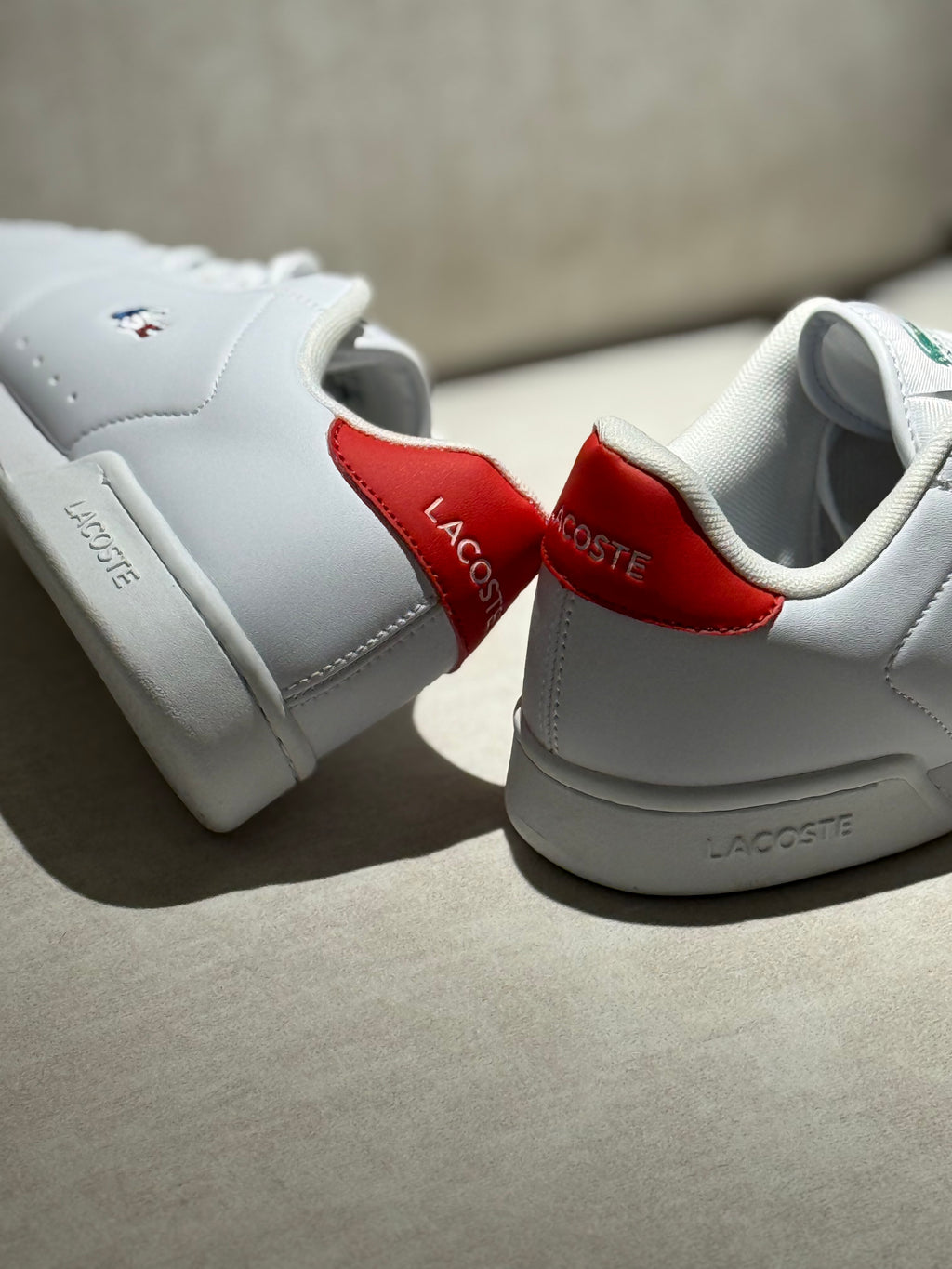 Lacoste “White/Red”