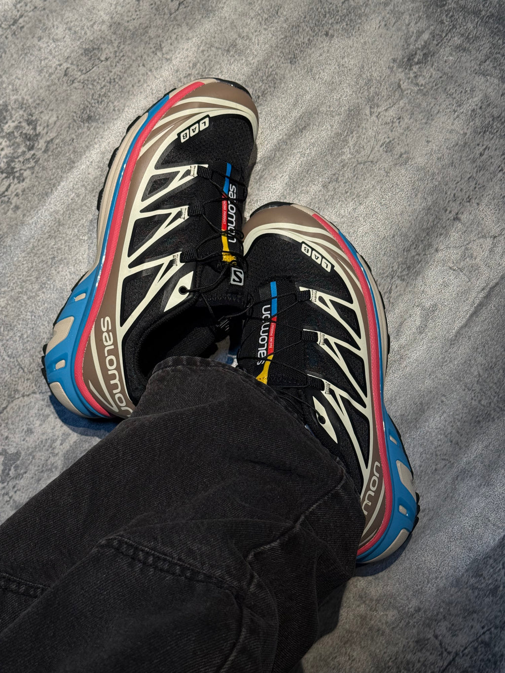 Salomon XT6 “Black Cow Hide”