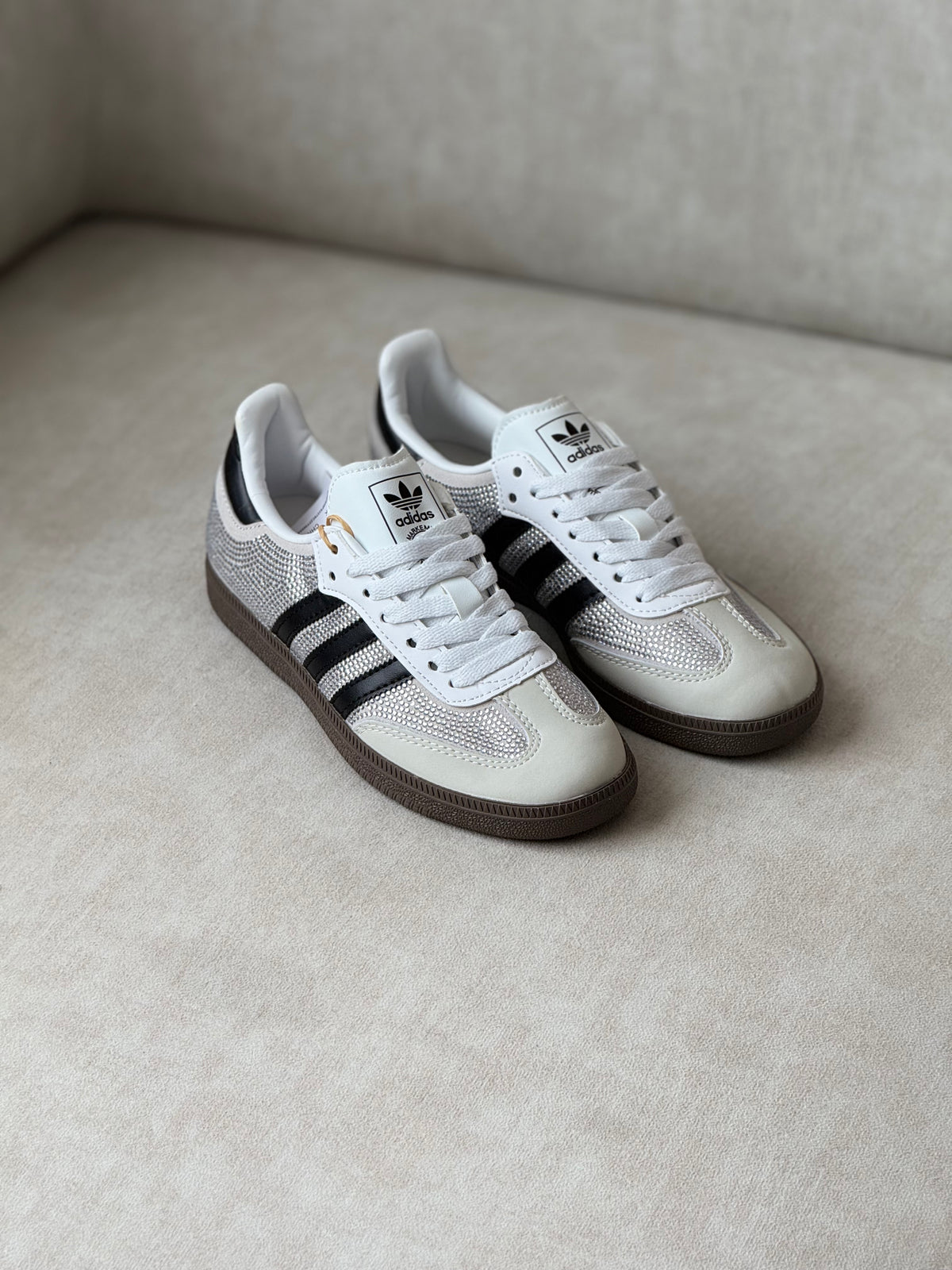 Adidas Samba OG Rhinestone Crystal “White/Silver”