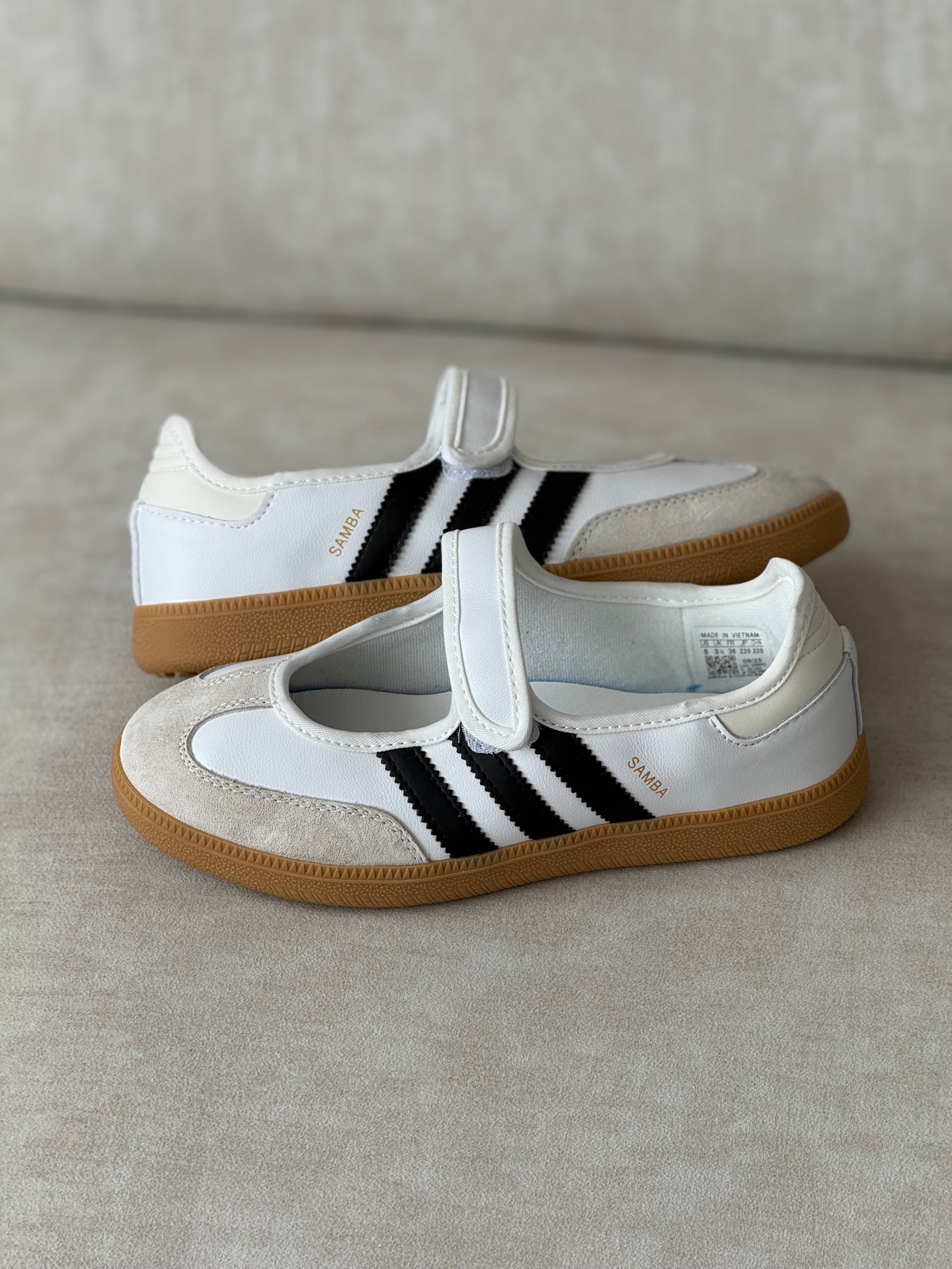 Adidas Samba Jane White Black Gum
