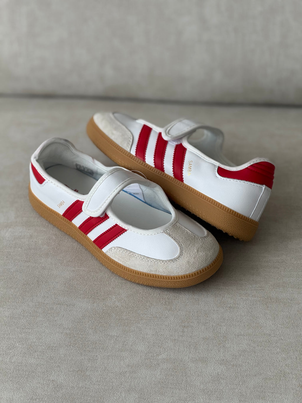 Adidas Samba Jane White Red Gum
